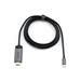USB (3.1) hub 1-port, 49144, šedá, délka kabelu 1,5m, Verbatim, adaptér USB C na HDMI