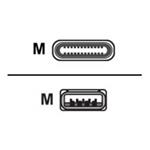 USB 3 Type Angled C to A 1.15m, USB 3 Type Angled C to A 1.15m 7090043790351