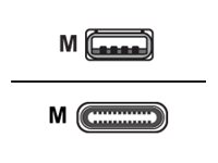 USB 3 Type C, USB 3 Type C to A Cable 0.6m 7090043790290