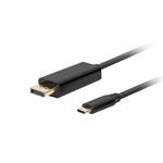 USB-C(M)->DisplayPort(M) kabel 1m 4K 60Hz černá CA-CMDP-10CU-0010-BK