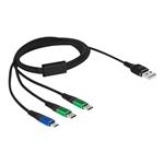 USB Charging Cable 3 in 1 Type-A to Micr, USB Charging Cable 3 in 1 Type-A to Micr 87882