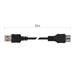 USB kábel 2.0 A vidlica – A zásuvka 2m