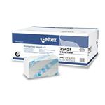 Uteráky Celtex V Eco papírové skládané, 3150ks, bílo/zelené, 15x210ks 72421