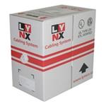 UTP kabel LYNX, Cat5E, drát, PVC, šedý, 305m - poškozený obal LX-SLD-UTP5E-GR//bazar