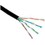 UTP kabel PlanetElite, Cat6, drát, venkovní PE, černý, 305m, cívka KAB-SLD-UTP6-OUT-GR