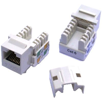 UTP Keystone CAT 6 bílý (Dual - mini)