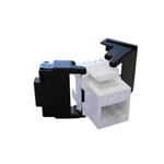 UTP keystone OPTIX Cat6, beznástrojový, bílý, š. 17 mm