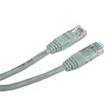 UTP patchcord, Cat.5e, RJ45 M-0.25m, netienený, šedý, economy KB025ANS01