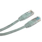 UTP patchcord, Cat.5e, RJ45 M-10m, netienený, šedý, Logo, LOGO bag 2611