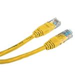 UTP patchcord, Cat.5e, RJ45 M-7.5m, netienený, žltý, economy KB075YNS01
