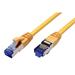 Value patch kábel Cat6A, SFTP, LSOH, 0,3m, žltý