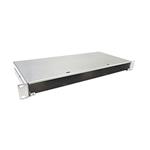 Vana optic.19" 1U ALU s výuvnou policí bez čela FOS-1U-ALU