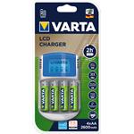 Varta LCD Charger +4xAA 2500mAh VAR 57070