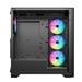 VeinX case GL29AL-BK, ATX, Průhledná bočnice, 4x 120mm ARGB Fan, ARGB Hub, Černá VX-GL29AL-BK