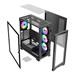 VeinX case GL29AL-BK, ATX, Průhledná bočnice, 4x 120mm ARGB Fan, ARGB Hub, Černá VX-GL29AL-BK