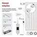 Ventilátor pod radiátor DUO, biely 8592920138038