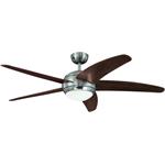 Ventilátor Westinghouse Bendan stropní, 5 lopatek, průměr 132 cm, 58 W, hnědý 72557