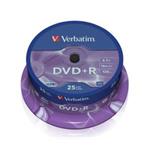 VERBATIM 43500 DVD+R(25-Pack Spindle) 5053676915401