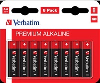 VERBATIM Alkalické baterie AA, 8 PACK , LR6 49503
