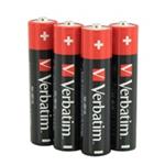 VERBATIM Alkalické baterie AAA, 4 Pack - Shrink, LR3