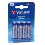 Verbatim - batérie R06/AA 1,5V Alkalické blister 4pck/BAL
