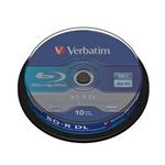 Verbatim BD-R, Dual Layer 50GB, cake box, 43746, 6x, 10-pack, pre archiváciu dát
