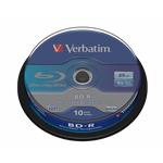 Verbatim BD-R, Single Layer 25GB, cake box, 43742, 6x, 10-pack, pre archiváciu dát