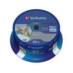 Verbatim BD-R SL, Hard Coat protective layer 25GB, spindle, 43811, 6x, 25-pack, pre archiváciu dát