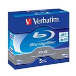 Verbatim BD-RE, Single Layer ScratchGuard Plus, 25GB, jewel box, 43615, 2x, 1 ks, pre archiváciu dá