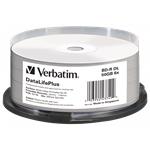 Verbatim Blu-ray BD-R DL [ Spindle 25 | 50GB | 6x | WIDE PRINT NO ID hard coat ] 43749