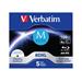Verbatim Blu-ray M-DISC BD-R [ jewel case 5 | 100GB | 4x | Inkjet Printable ] 43834