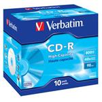 VERBATIM CD-R(10-Pack)Jewel/EP/DL/40x/90min/800MB 43428
