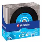 VERBATIM CD-R(10-Pack)Slim/Vinyl/DLP/52x/700MB 43426