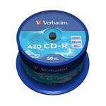 Verbatim CD-R, 43343, DataLife PLUS, 50-pack, 700MB, Super Azo, 52x, 80min., 12cm, Crystal, bez mož