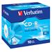 Verbatim CD-R, 43428, DataLife, 10-pack, 800MB, Extra Protection, 40x, 90min., 12cm, bez možnosti p