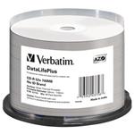 Verbatim CDR 700/80, 52x, white thermal printable, nonID, 50 cievka 43756