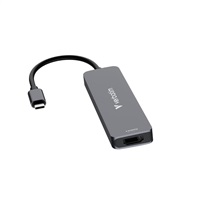 VERBATIM Dokovací stanice USB-C, 6v1, HDMI, USB-C PD, USB 3.0, USB 2.0, SD a microSD, šedá 32156