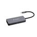 VERBATIM Dokovací stanice USB-C, 6v1, RJ45, HDMI, USB-C PD, 3xUSB 3.0, šedá 32157