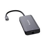 VERBATIM Dokovací stanice USB-C, 6v1, RJ45, HDMI, USB-C PD, 3xUSB 3.0, šedá 32157