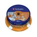 VERBATIM DVD-R(25-Pack)Spindle/Inkjet Printable/16x/4.7GB 43538