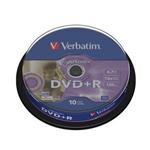 Verbatim - DVD+R 4,7GB 16x Lightscribe 10ks v cake obale SKVERB43576S