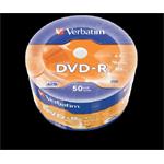 VERBATIM DVD-R AZO 4,7GB, 16x, wrap 50 ks 43788