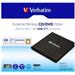 VERBATIM externí mechanika DVD-RW Rewriter USB-C, černá 43886