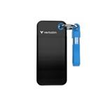 VERBATIM Externí SSD Pocket SSD 2TB, USB-C 3.1, černá/modrá 32195