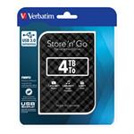 Verbatim externý pevný disk, Store N Go, 2.5", USB 3.0 (3.2 Gen 1), 4TB, 53223, čierny