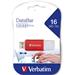 VERBATIM Flash disk 16GB DataBar USB 2.0 Disk, červený 49453