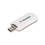 VERBATIM Flash Disk 64GB Plectra USB-C 3.0, bílá 30228