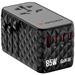 VERBATIM GaN Nabíječka do sítě s vestavěným USB-C kabelem Charge 'n' Travel, 85W, 4xUSB-C, 1xUSB 32127