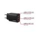 VERBATIM GaN Nabíječka Essentials 65W, 2xUSB-C, 1xUSB-A, černá 32352