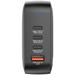 VERBATIM GaN Nabíječka Mini GaN 165W, 3xUSB-C, 1x USB-A, černá 32216